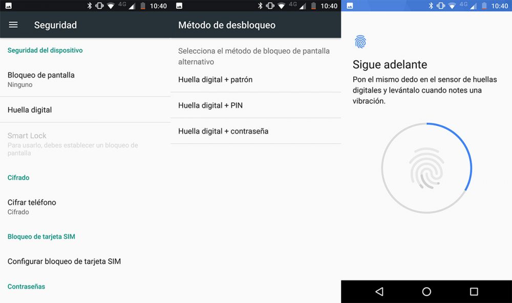 Cómo configurar el bloqueo por huella dactilar en tu Android