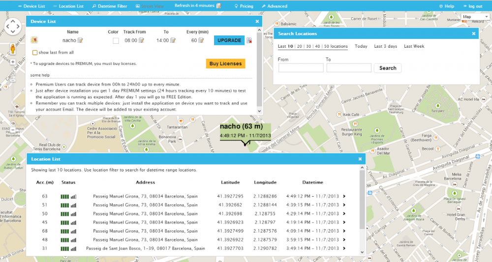 Way Localizador GPS para Android, seguimiento oculto de tu Smartphone