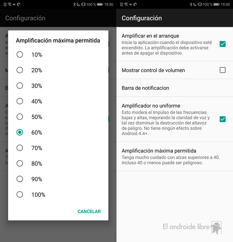 subir volumen android 2