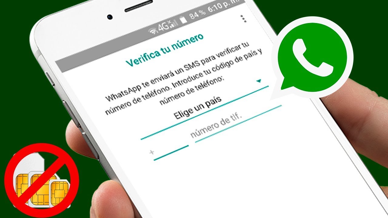 usar WhatsApp sin número