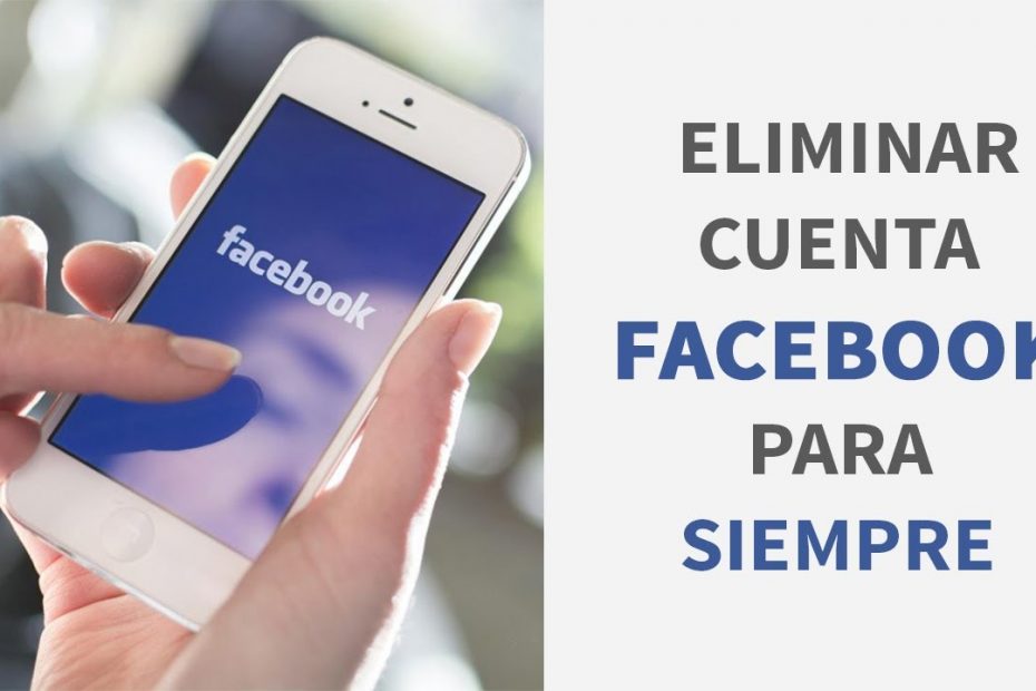 borrar tu cuenta en Facebook