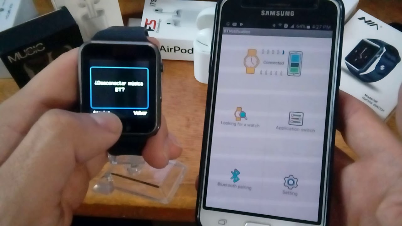 Cómo configurar BT Notification en smartwatch chino