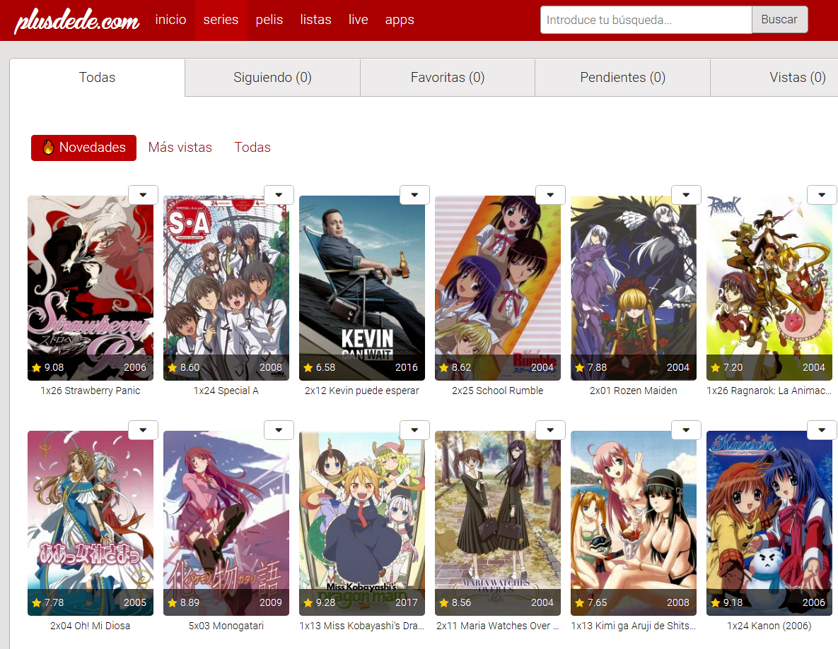 Alternativas a PLUSDEDE: Ver series y películas online gratis
