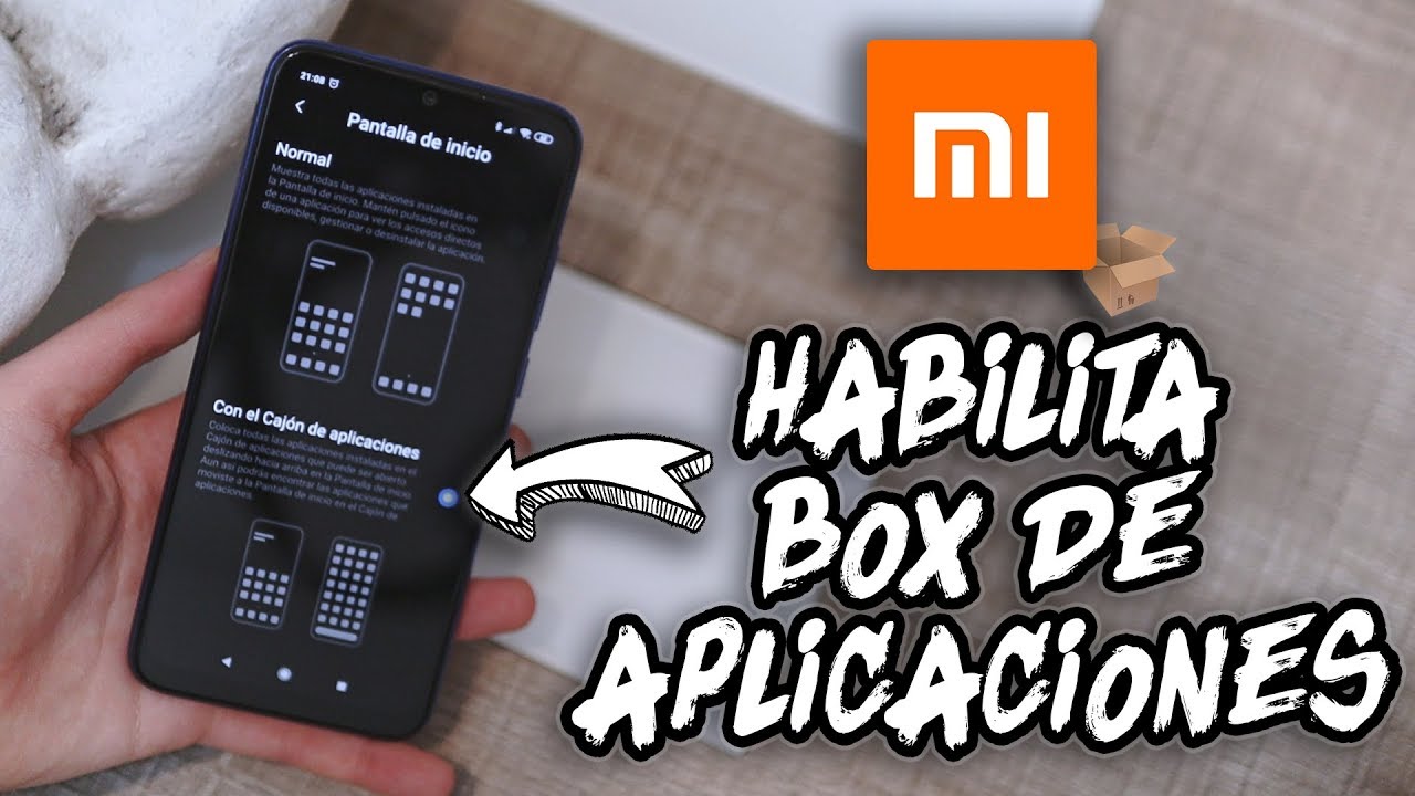 Como activar o habilitar el cajón de aplicaciones en MIUI Launcher