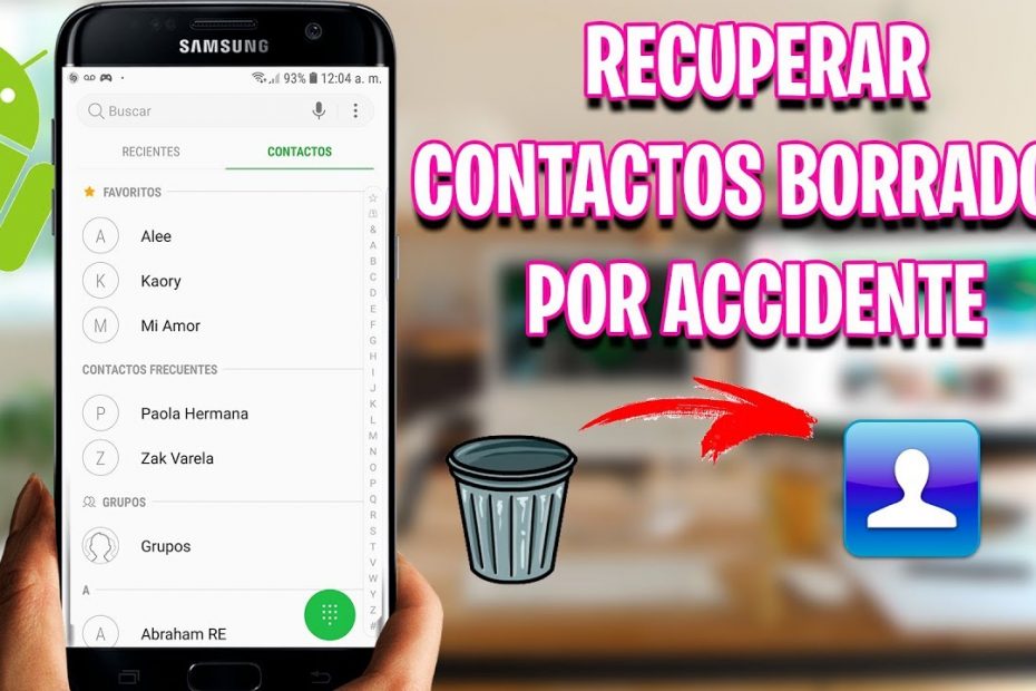 contactos borrados