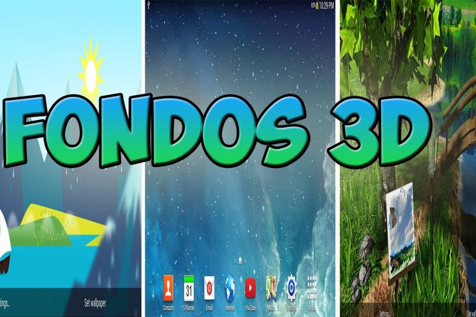 fondo de pantalla 3D en Android