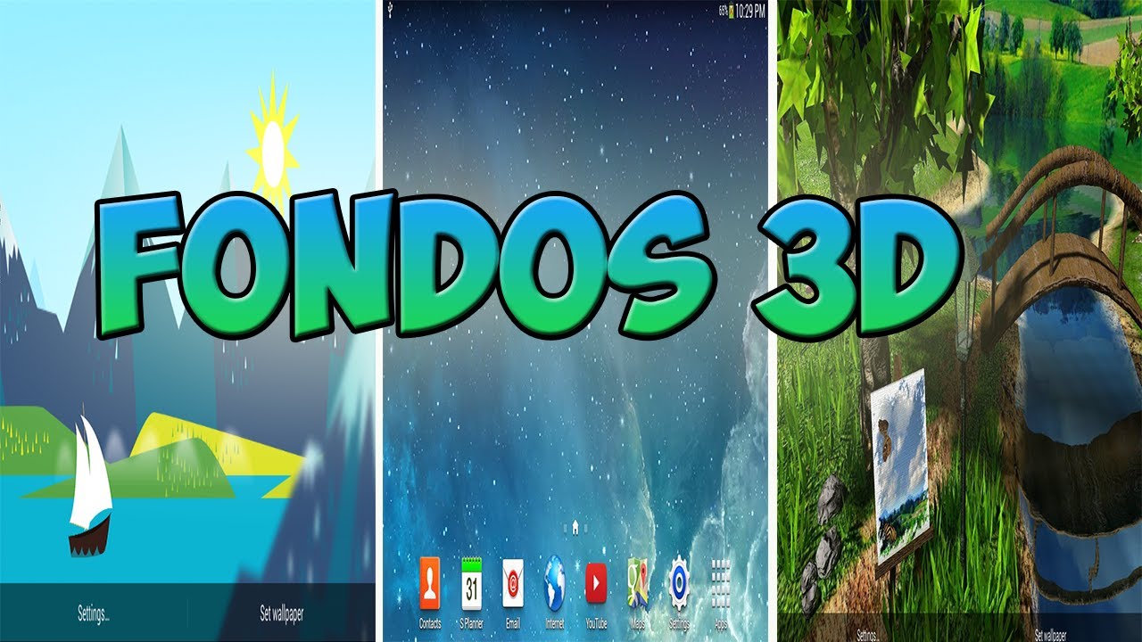 Cómo poner un fondo de pantalla 3D en Android