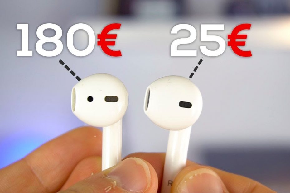 AirPods falsos vs originales