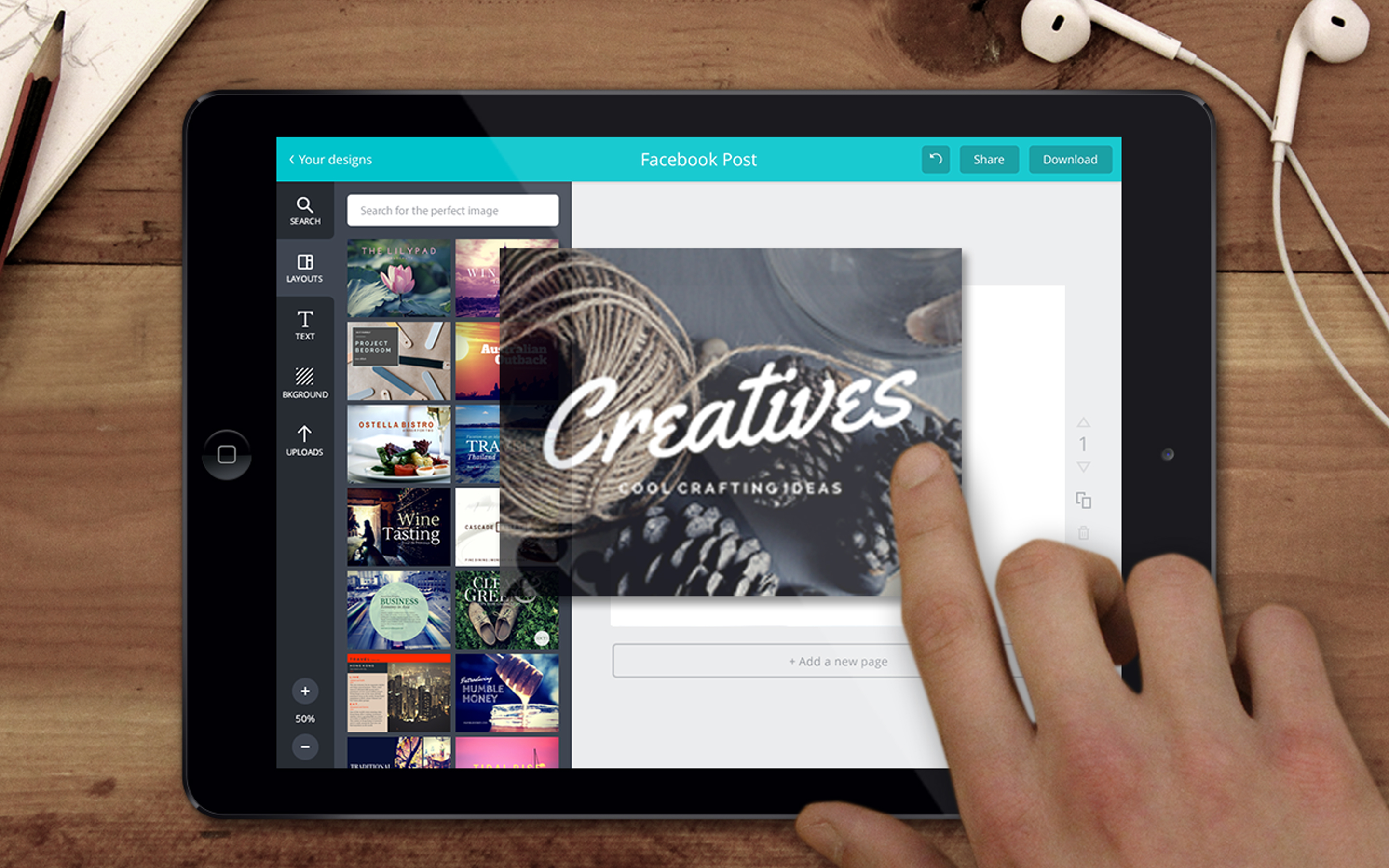 5 mejores aplicaciones Android para diseñar banners publicitarios.