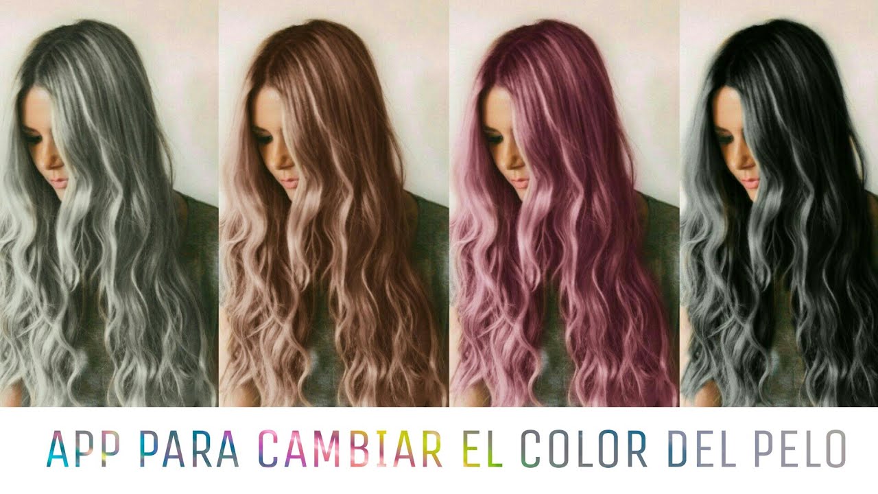 Aplicaciones para cambiar el color del pelo o cabello gratis para Android