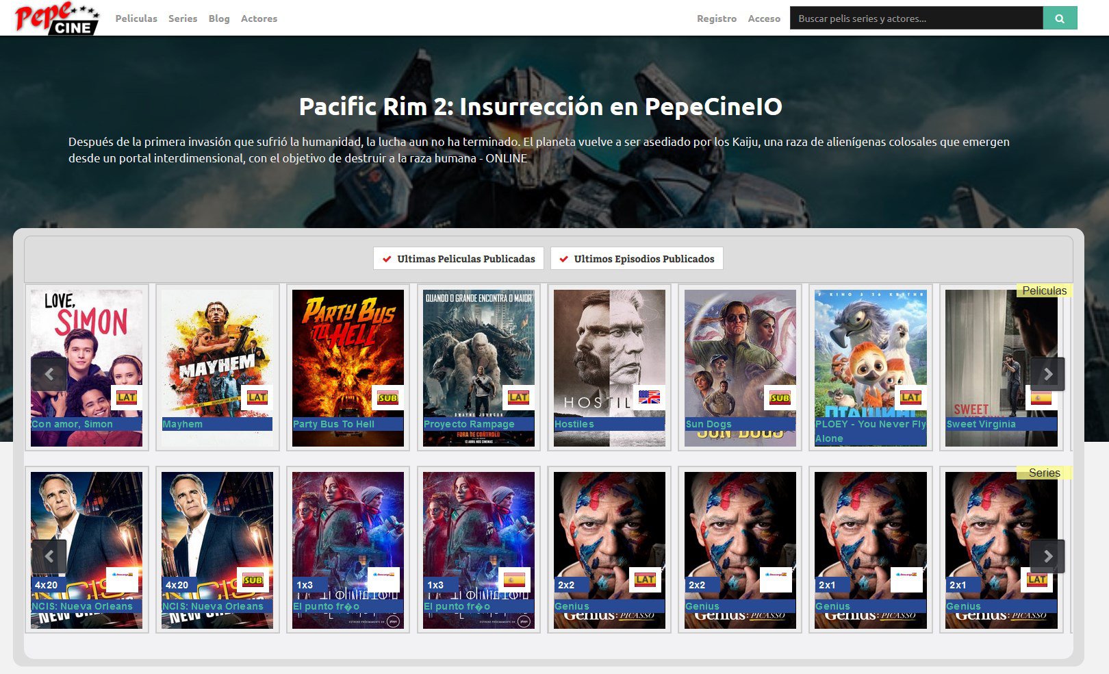 Mejores alternativas a PepeCine para ver pelis online