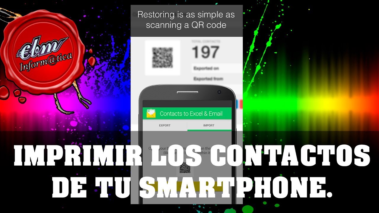 ¿Cómo imprimir la agenda de contactos de tu dispositivo Android?