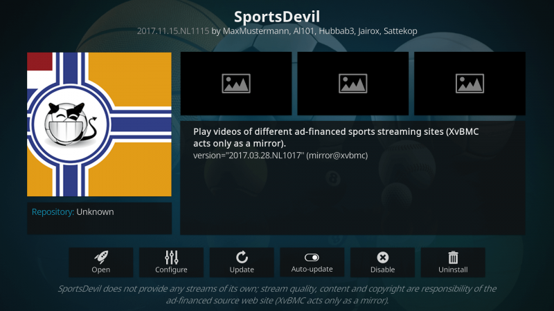 Add On SportsDevil