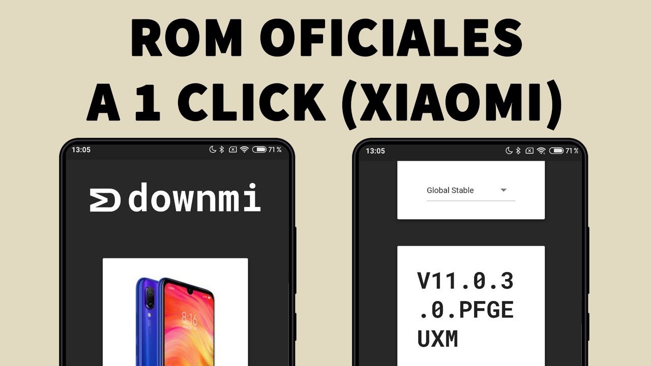 Downmi, descarga ROMs MIUI para Xiaomi y Redmi de forma oficial