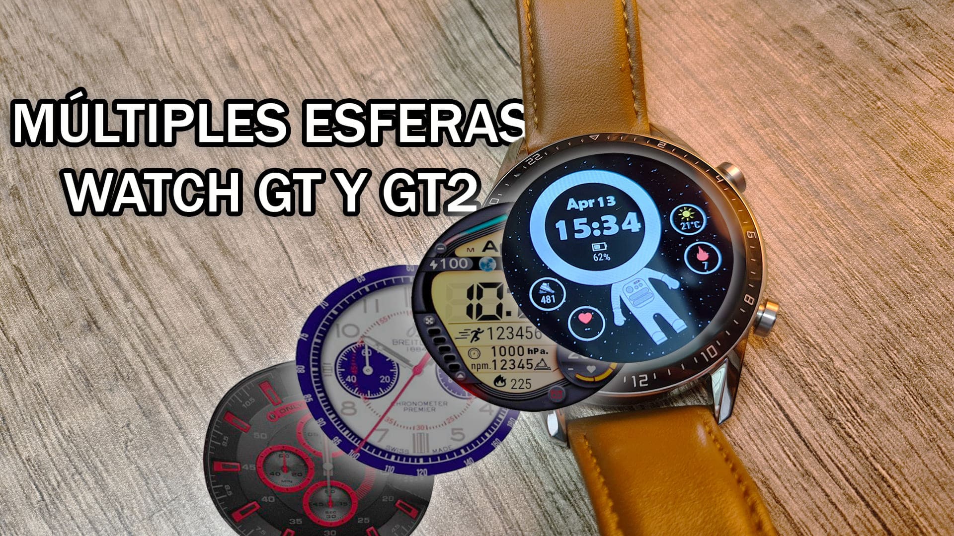 Cómo instalar múltiples esferas o watchfaces en el Huawei Watch GT y GT 2 u Honor