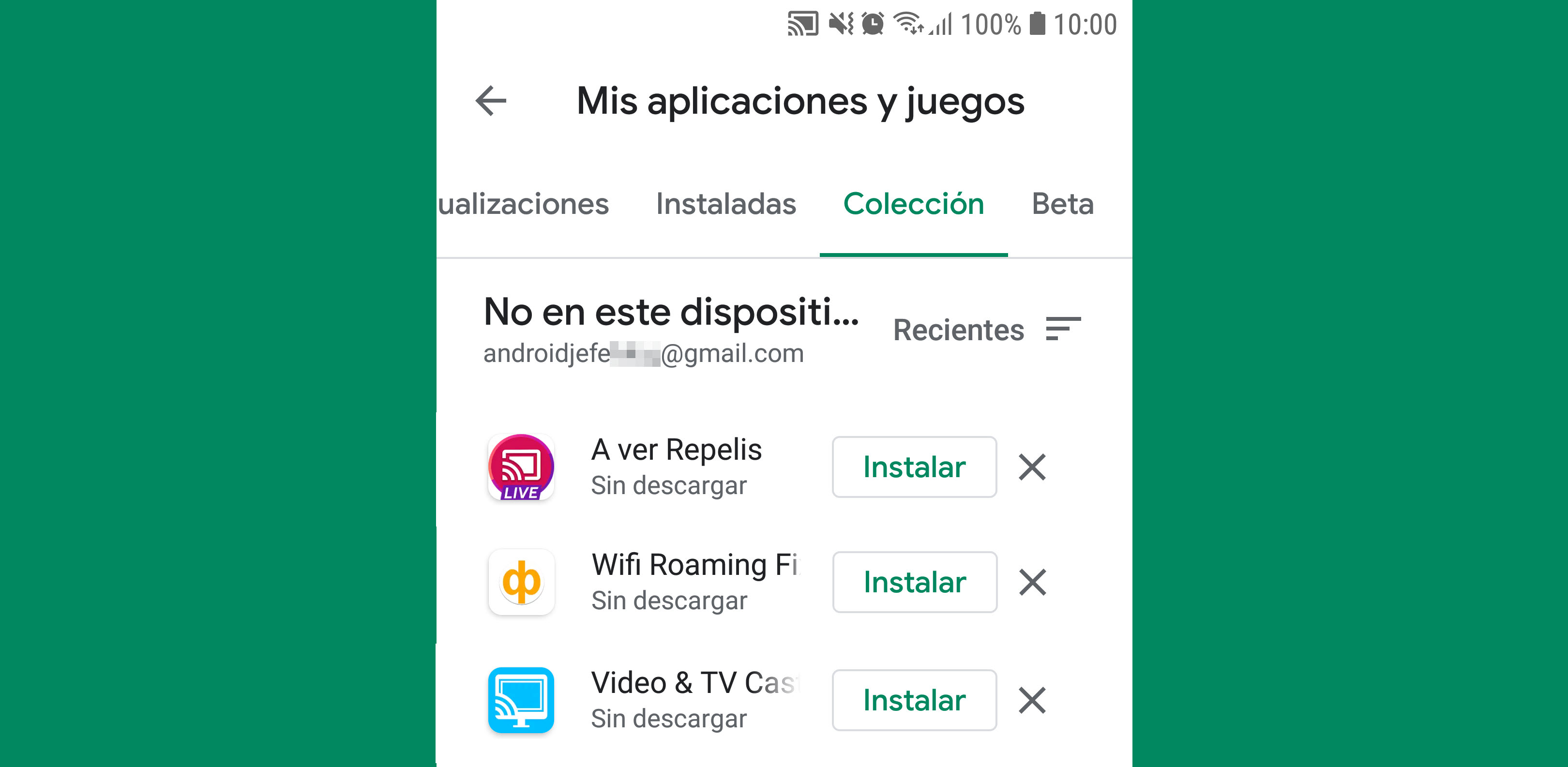 Como borrar las búsquedas o eliminar el historial de Play Store