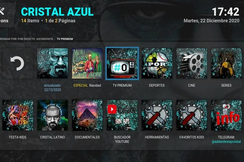 CRISTAL AZUL