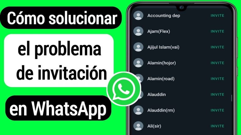 ¿Qué significa el mensaje «Invitar a WhatsApp»?