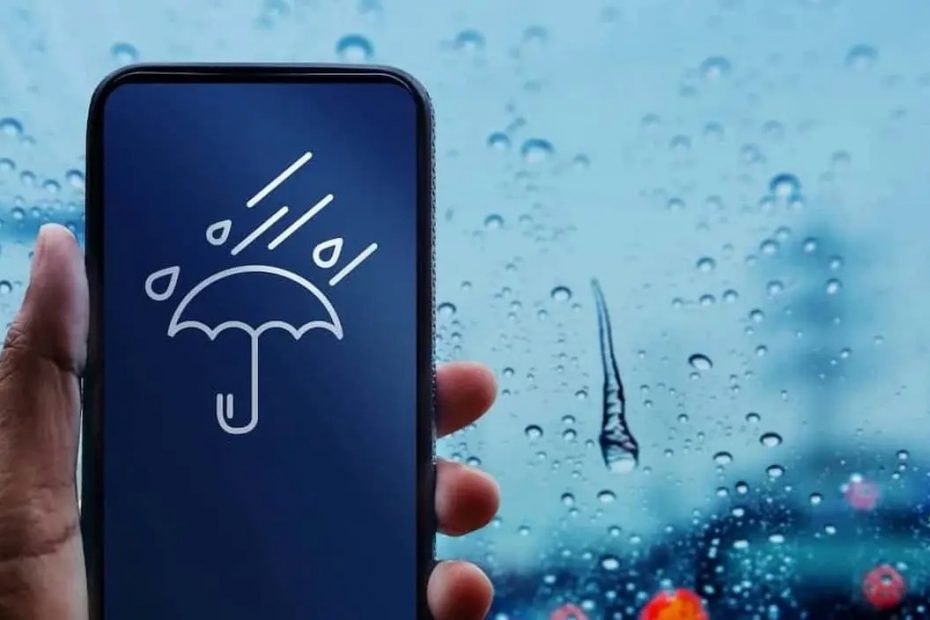 apps para recibir alertas de lluvia