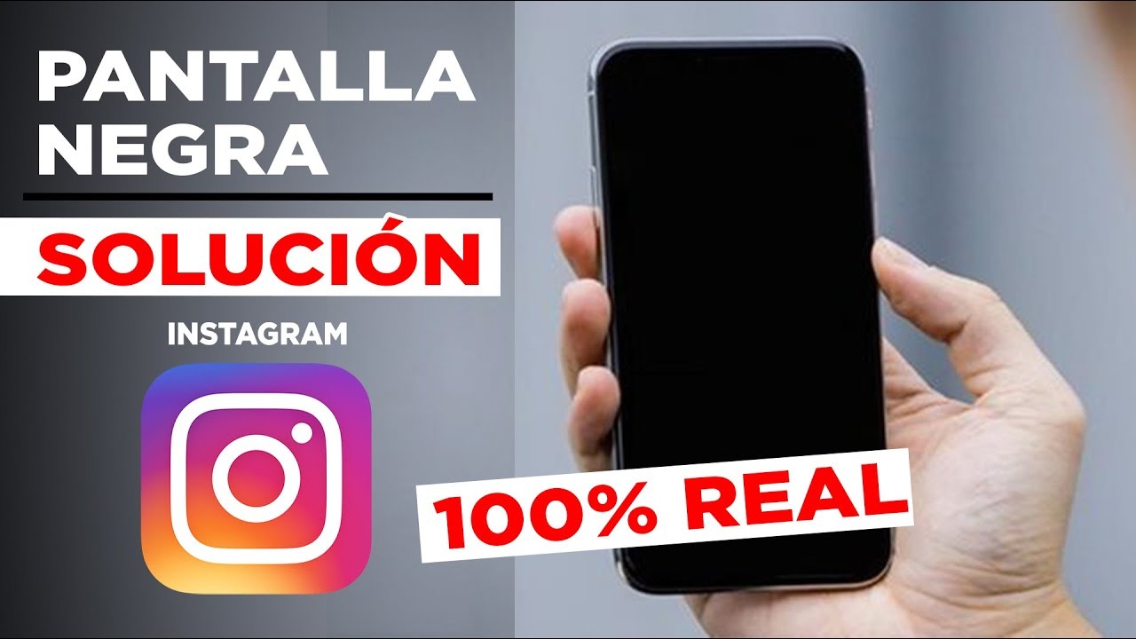 Solución: Se me queda la pantalla negra al abrir Instagram en Android o iPhone