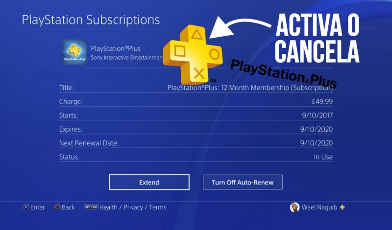 PSN Plus cancelar