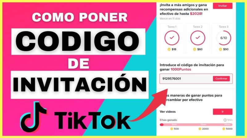 codigo de invitacion en TikTok