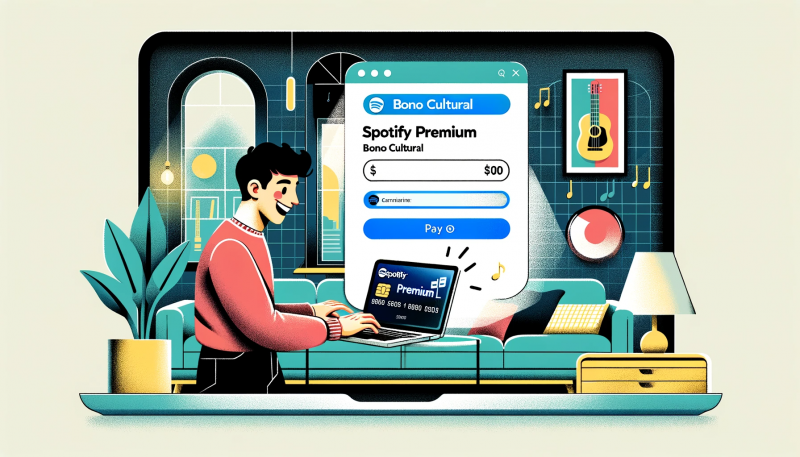 Pagar Spotify Premium con el Bono Cultural