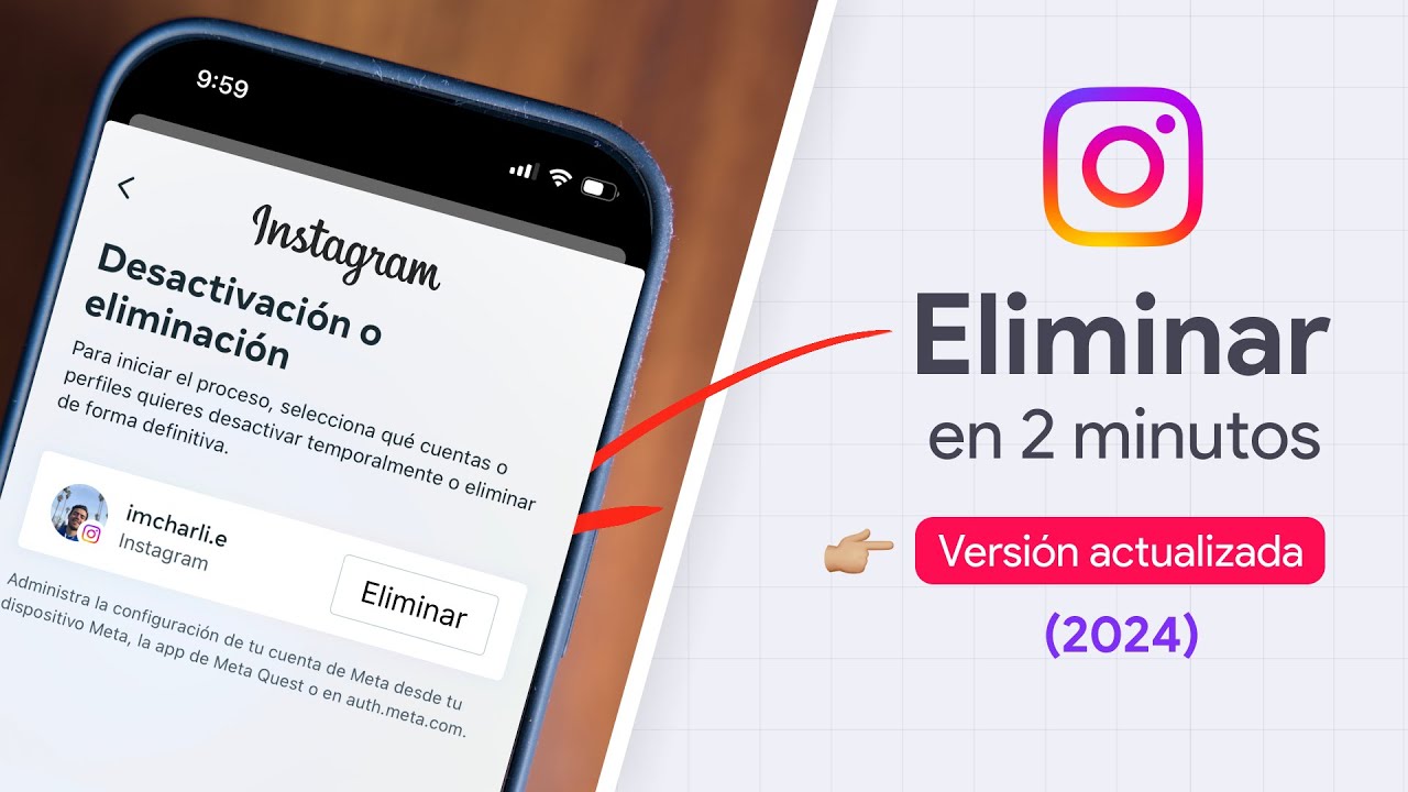 eliminar una cuenta de Instagram